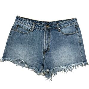 Articles of Society Blue Cutoff High Waist Denim Shorts Size 31